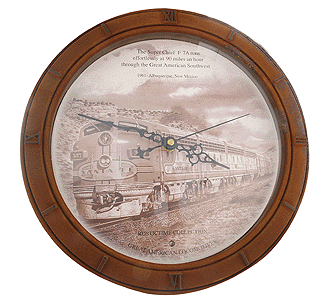 Rustic Clock -- Super Chief 1961 Albuquerque, NM
