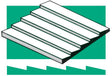 Styrene Siding Clapboard .040x6x12" -- .100" Spacing