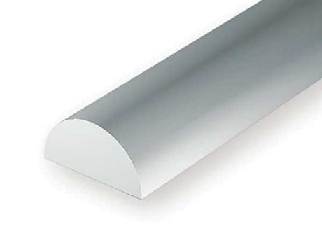 Styrene Half Round -- .060" pkg(100)-1