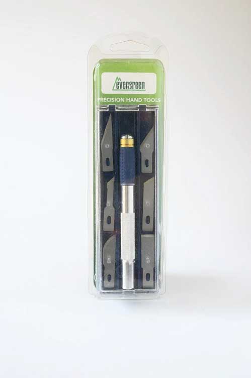 #1 Soft Grip Knife Set -- Knife and 1 Each #10,#11,#16,#17,#67 & #68 Blades, Case-2