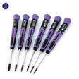 Metric Ball Point Driver Set -- 6 Pieces, 1 Each 1.3, 1.5, 2, 2.5, 3, 3.2 x 50mm