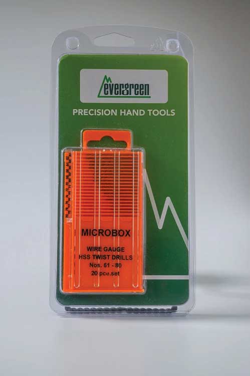 20-Piece Imperial Microbox Drill Set -- Includes #61 to 80 Drills, Storage Box