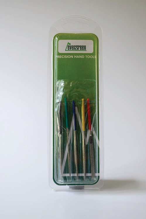 Mini Diamond Files - Jeweltool -- 5 Different Profiles, 100mm Long-2