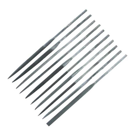 Medium-Cut Needle File Set - Jeweltool -- 10 Different Profiles