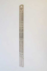 12" Steel Ruler -- Imperial & Metric 1"  25mm Wide-2