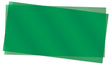 Transpartent Sheets pkg(2) - .010 x 6 x 12"  .025 x 15.2 x 30.5cm -- Green