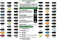 Camouflage Color Chart
