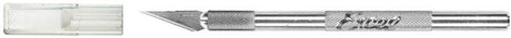 K1 Round Aluminum Handle Knife -- Carded with Safety Cap & 5 #20011 Blades