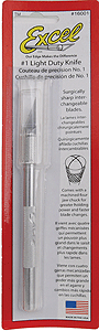 K1 Round Aluminum Handle Knife -- With Safety Cap