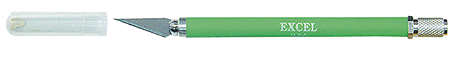 K18 Grip-On Non-Roll Soft Handle Knife -- With Safety Cap (color varies)