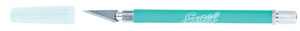 K18 Grip-On Non-Roll Soft Handle Knife -- Green, Carded w/Safety Cap