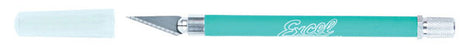 K18 Grip-On Non-Roll Soft Handle Knife -- Green, Carded w/Safety Cap