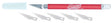 K18 Grip-On Non-Roll Soft Handle Knife -- Carded w/Safety Cap & (5) #20011 Blades