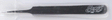 Straight Fine Point Tweezers -- Black