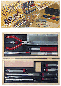 Deluxe Wooden Boxed Tool Sets -- Ship Builders Tool Set, Boxed
