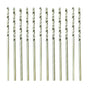 Fine High-Speed Twist Drill Bit - pkg(12) in Tube, Carded -- #50