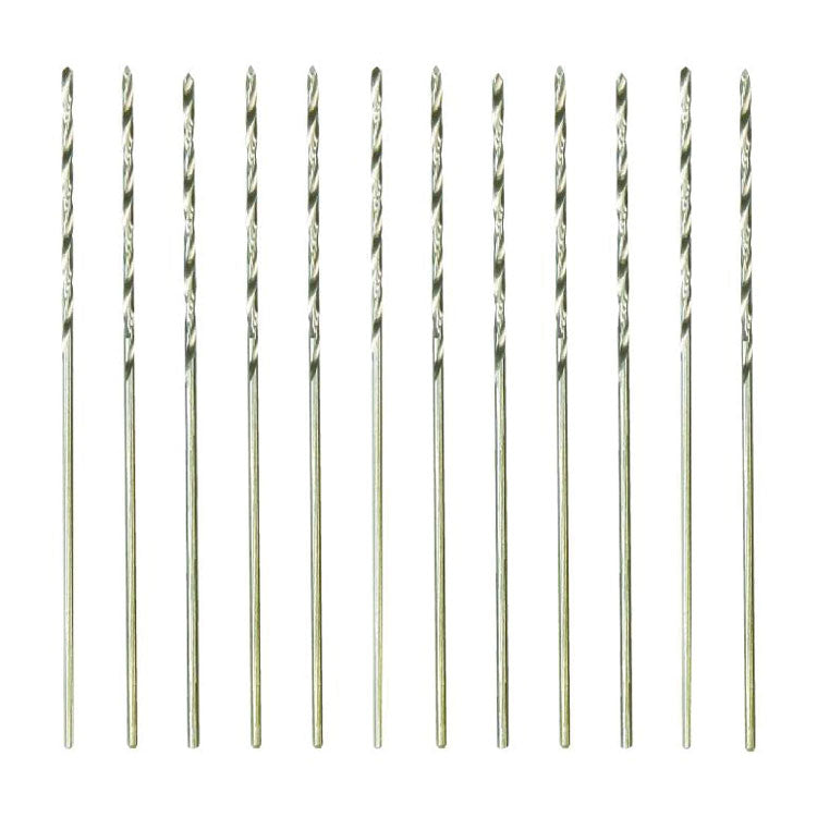 Fine High-Speed Twist Drill Bit - pkg(12) in Tube, Carded -- #55