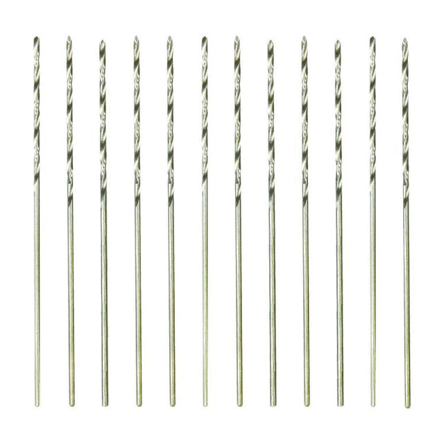 Fine High-Speed Twist Drill Bit - pkg(12) in Tube, Carded -- #56