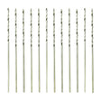 Fine High-Speed Twist Drill Bit - pkg(12) in Tube, Carded -- #71