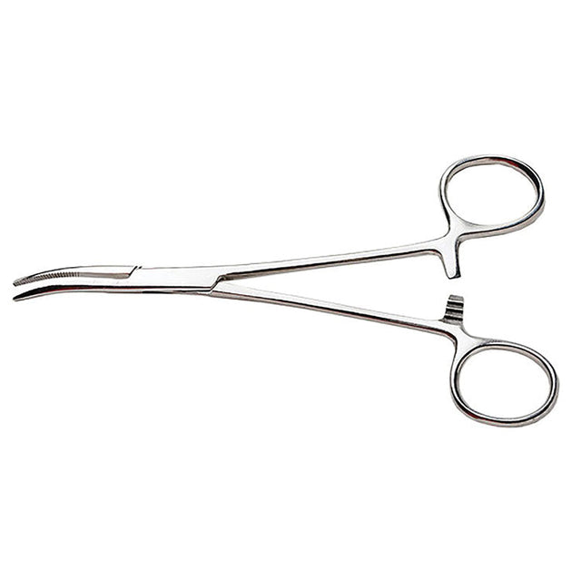 Stainless Steel Hemostat -- 7-1/2" Curved Nose