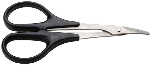 Light Duty Stainless Steel Scissors -- 5-1/2" Curved w/Lexan Handles