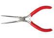 Spring Loaded Soft Grip Pliers -- 6" "Long" Needle Nose, Carded