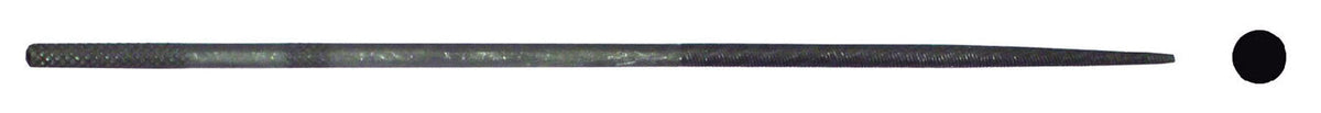 5-1/2" Long, Cut #2 Needle Files -- Round File, Carded