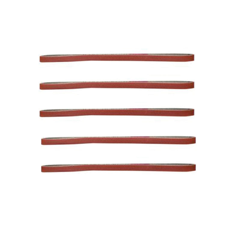 Replacement belts for sanding sticks -- #240 Grit Sanding Belts (blue) pkg(5), Carded