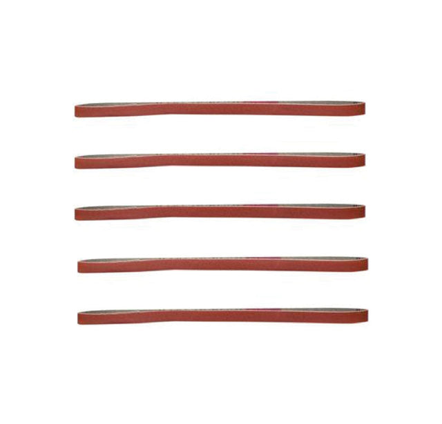 Replacement belts for sanding sticks -- #240 Grit Sanding Belts (blue) pkg(5), Carded