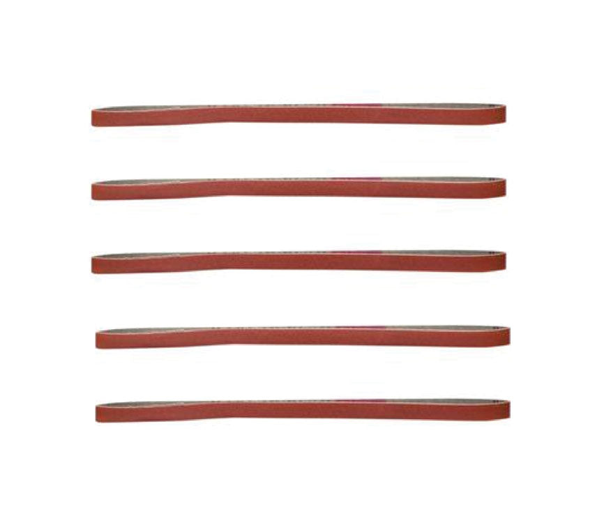 Replacement belts for sanding sticks -- #320 Grit Sanding Belts (green) pkg(5), Carded