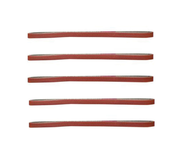 Replacement belts for sanding sticks -- #320 Grit Sanding Belts (green) pkg(5), Carded