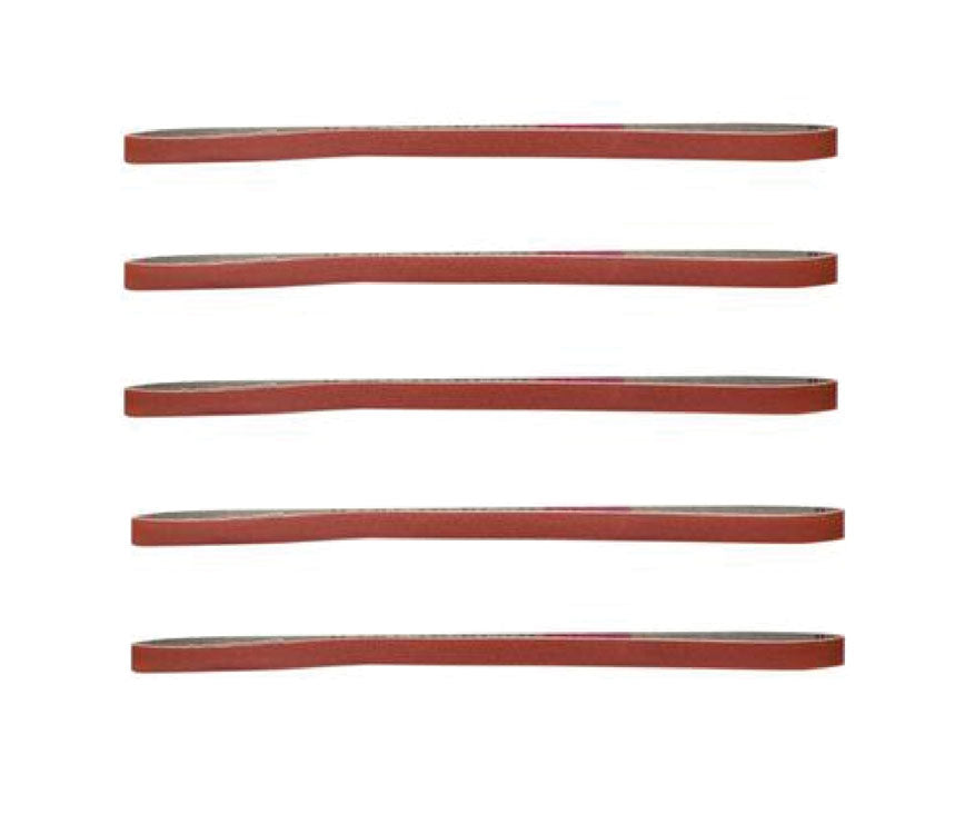 Replacement belts for sanding sticks -- #400 Grit Sanding Belts (yellow) pkg(5), Carded