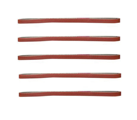 Replacement belts for sanding sticks -- #400 Grit Sanding Belts (yellow) pkg(5), Carded