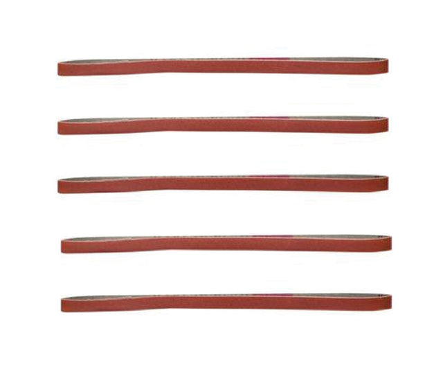 Replacement belts for sanding sticks -- #400 Grit Sanding Belts (yellow) pkg(5), Carded