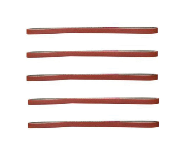 Sanding Stick & Belts -- #80 Grit Sanding Belts (gray) pkg(5), Carded