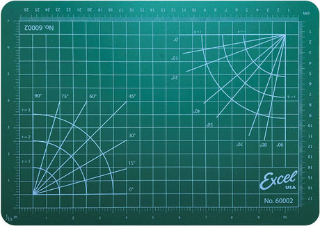 Self-Healing Cutting Mat - Green -- 8-1/2 x 12 x 1/8"  21.6 x 30.5 x 0.3cm