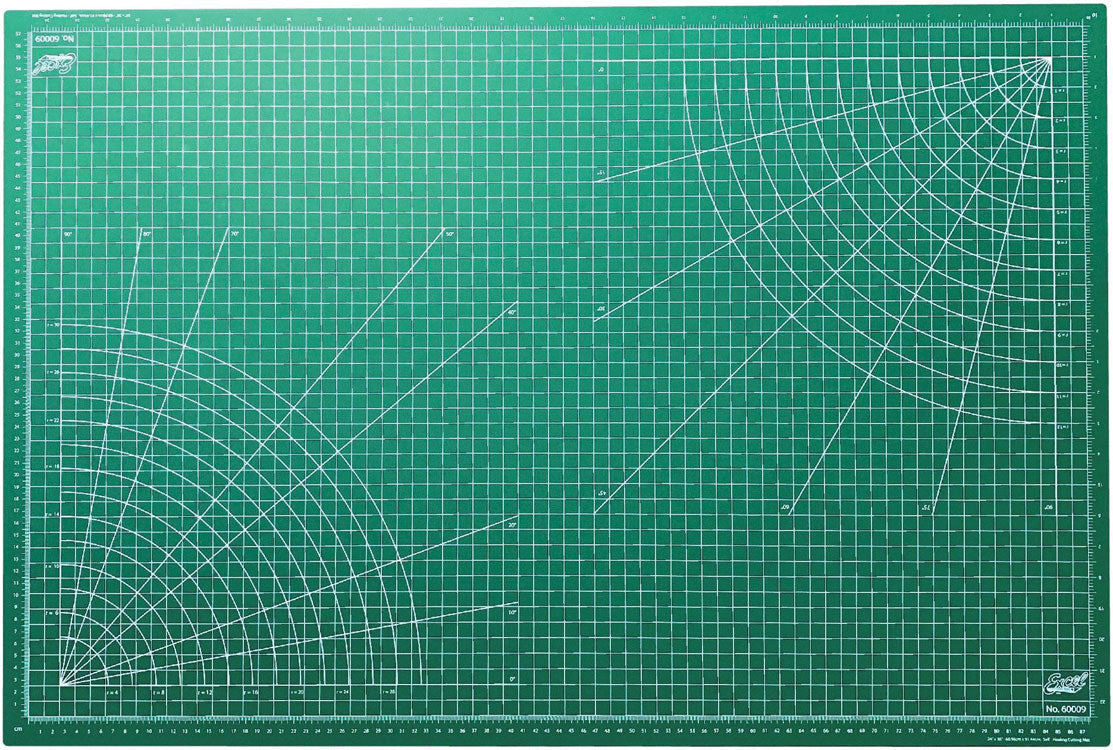 Self-Healing Cutting Mats - Green -- 24 x 36"  61 x 91.4cm