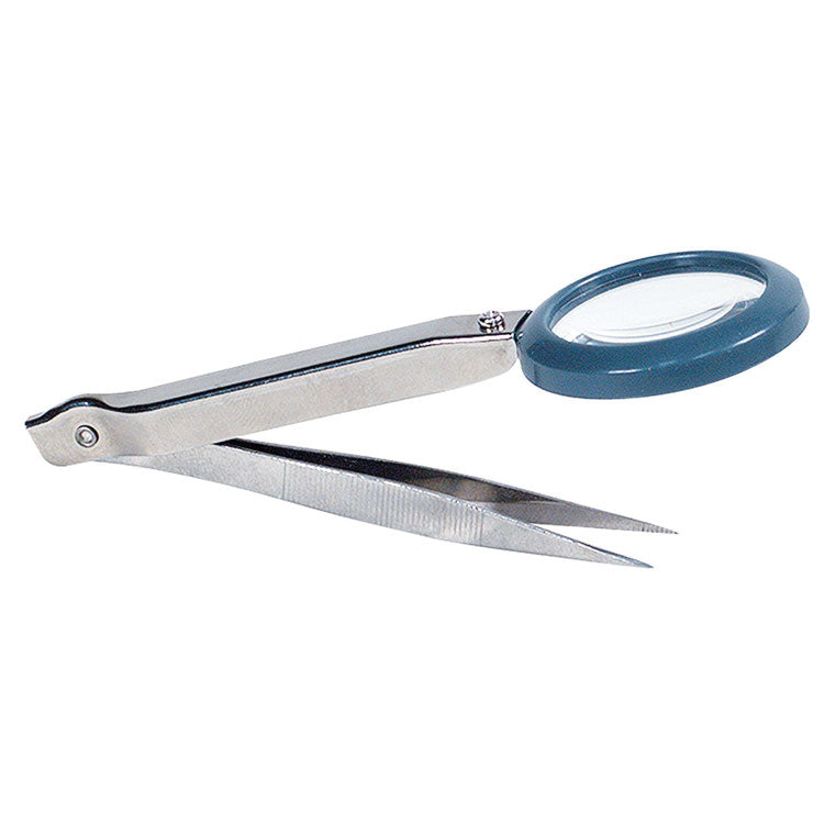 4-1/2" Magnifier w/Tweezer