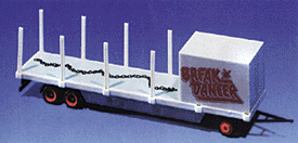 Trailer w/container 3-ax