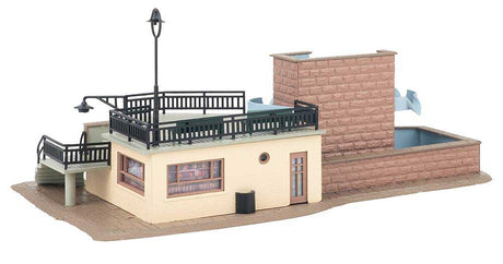 B-160 City Fountain Kit with Faller Magazine Reprint -- 7-5/16 x 4-7/16 x 3-3/8"  18.6 x 11.3 x 8.6cm-3