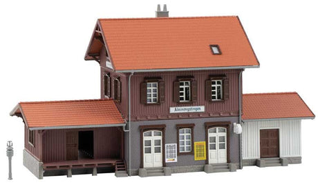 Kleinengstingen Train Station -- Kit - 9-5/8 x 4-1/8 x 5-1/2"  24.5 x 10.5 x 14cm-2