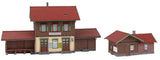 Gomadingen Train Station w/Restroom -- Kit - Depot: 4-3/8 x 3-1/8 x 2-1/4" 11.2 x 8 x 5.8cm-2