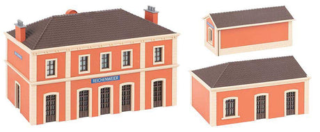 Reichenweier Railway Station Set -- Kit - 3 Structures-3