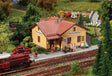Huttenberg Wayside Train Station -- Kit - 5-3/4 x 5 x 3-5/16" 14.7 x 12.7 x 8.4cm-1