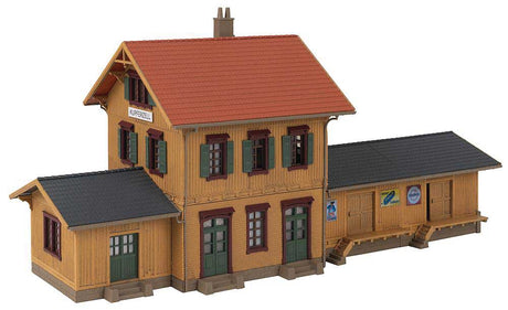 Kupferzell Train Station -- Kit - 12-3/8 x 4-1/16 x 5-11/16"  31.4 x 10.3 x 14.5cm-2