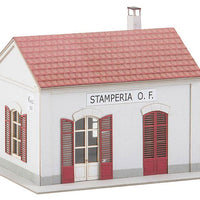 Stamperia Halt Station -- Laser-Cut Cardstock Kit - 3-3/8 x 2-3/4 x 2-11/16"  8.6 x 7 x 6.8cm