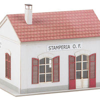Stamperia Halt Station -- Laser-Cut Cardstock Kit - 3-3/8 x 2-3/4 x 2-11/16"  8.6 x 7 x 6.8cm