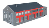 2-Stall Electric Locomotive Shed -- Kit - 15-7/8 x 7-11/16 x 5-1/8"  40.4 x 19.5 x 13cm-2