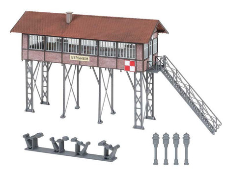 Bergheim Signal Tower -- Kit - 9-1/2 x 2-11/16 x 5"  24.2 x 6.8 x 12.7cm-2