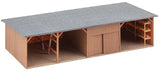 Wood Storage Shed -- Kit - 7-3/8 x 3-5/8 x 1-3/4"  18.8 x 9.2 x 4.4cm-2